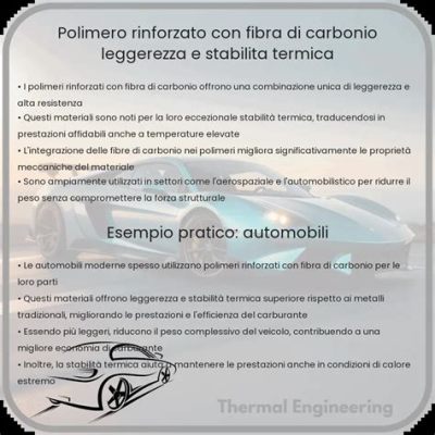  Polimero Rinforzato Con Fibre di Carbonio: Materiale Marvelloso per Applicazioni Industriali Estrutturale!